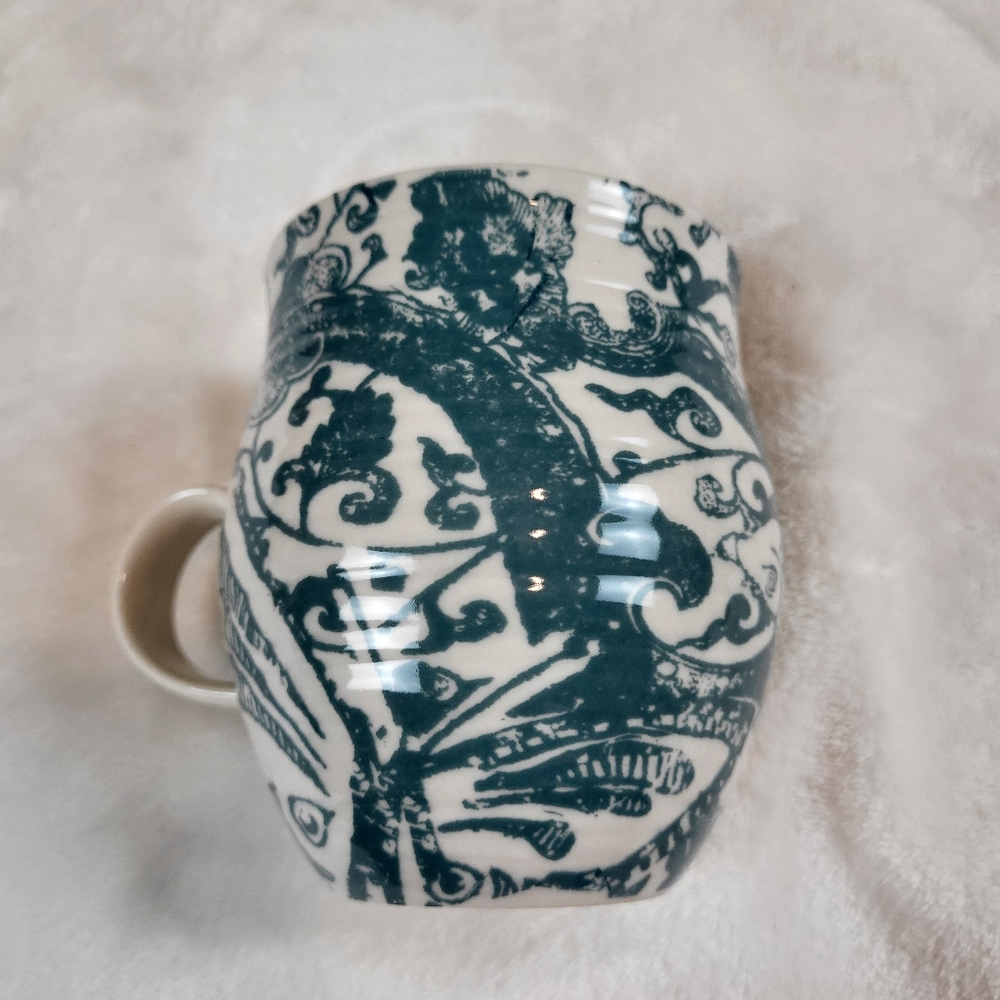 Anthropologie B Monogram Homegrown 14 oz Cup Mug - Picture 2 of 4